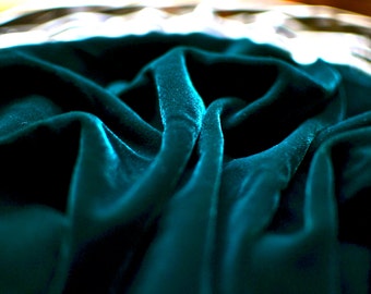 Green velvet fabric I Velvet fabric I Dark green velvet I Upholstery velvet I Bohemian fabric I Velvet I Upholstery fabric I Vintage velvet
