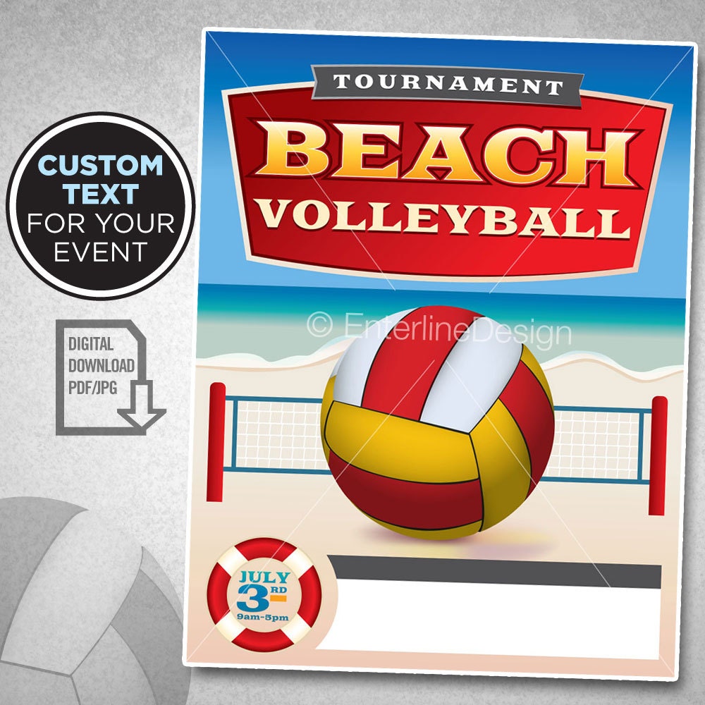 Beach Volleyball Tournament Beach Volleyball Theme Beach