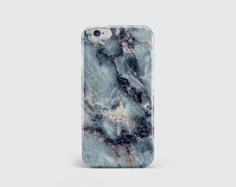 Electric Blue Marble iPhone Case, Marble Print, Marble Pattern, Marble Rock, Phone Case Cover, iPhone 7 iPhone 6 iPhone 5 \ hc-pp044