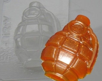 Grenade - plastic soap mold soap making soap mould molds soap mold