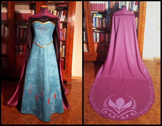 Items similar to Elsa Frozen Coronation Dress cosplay costume on Etsy