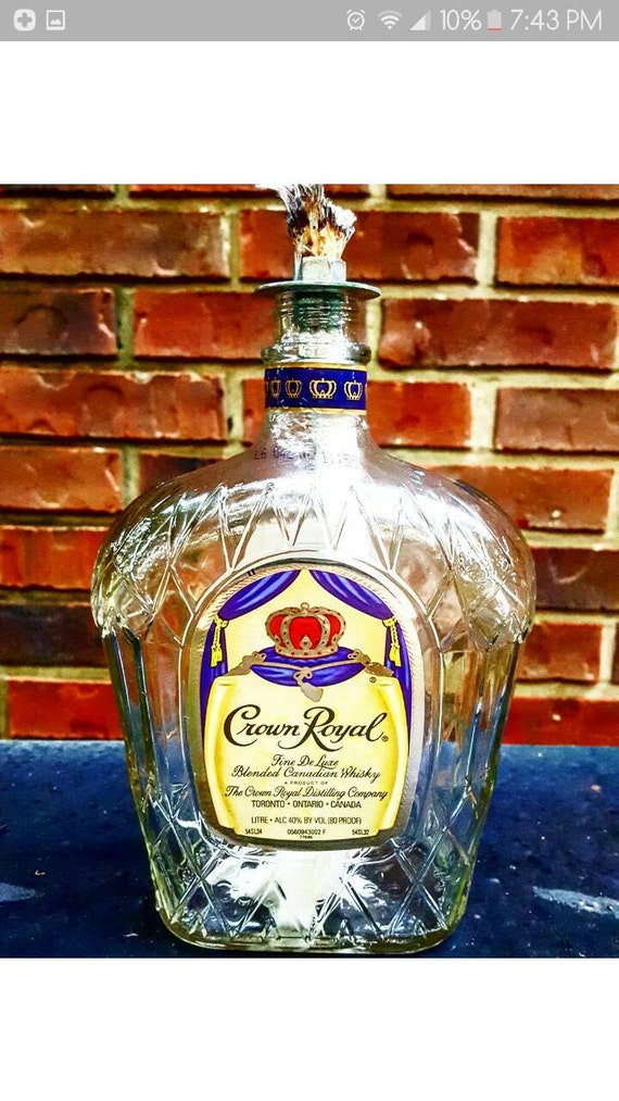 Liquor Bottle Tiki Torches