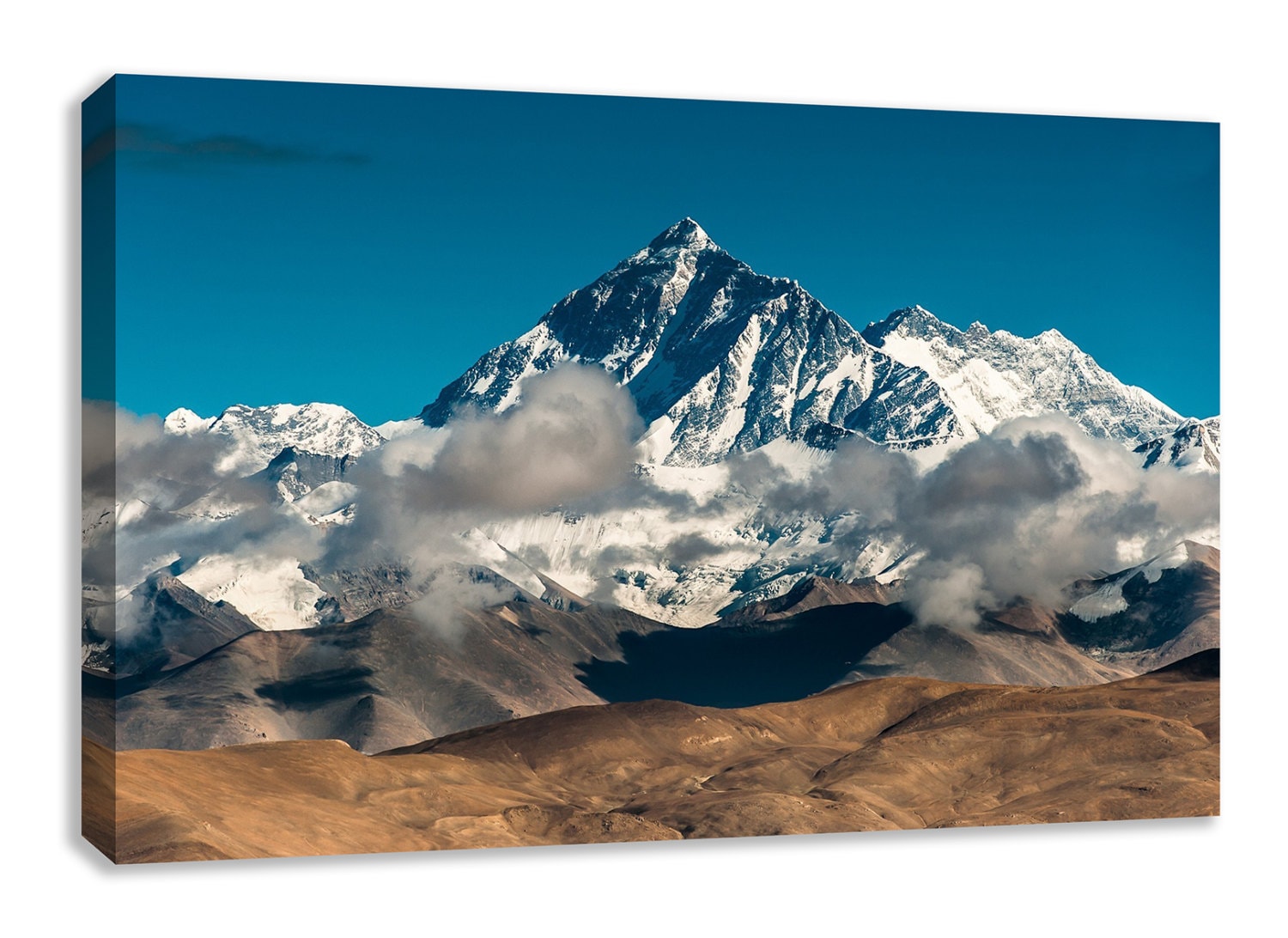 MOUNT EVEREST NEPAL Himalayas Canvas Wall Art by DynamoWallArt