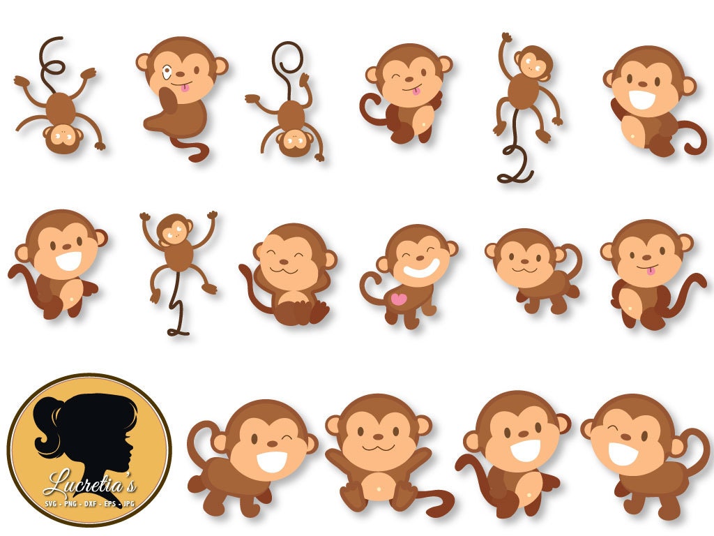 Free Free 256 Cute Monkey Svg Free SVG PNG EPS DXF File