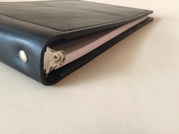 Handmade Black Pilot Logbook Binder