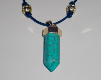 Turquoise Howlite Necklace