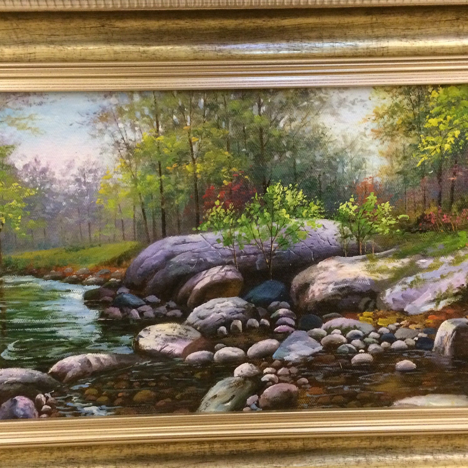 Landscape painting by ArtMartGallery on Etsy