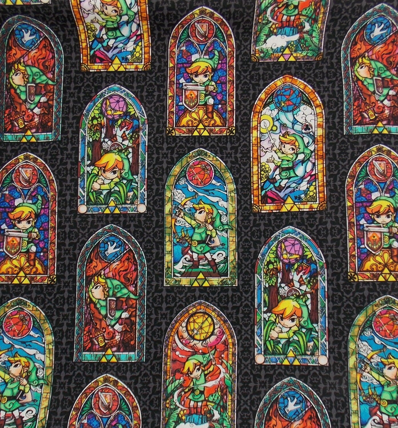 Zelda Fabric BTY BTHY Link Fabric Gaming Fabric Cotton Fabric