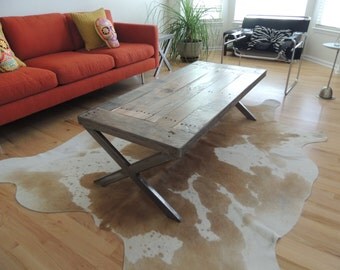 X series reclaimed wood coffee table