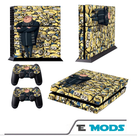 Despicable Me Minions Playstation 4 PS4 Console Skin Vinyl