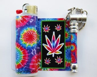 Tie Dye High Matching Pipe and Lighter Decal