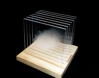 Physical Cloud Storage / File Folder Optical Illusion Sculpture