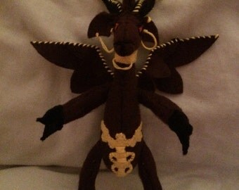 satan goat plush