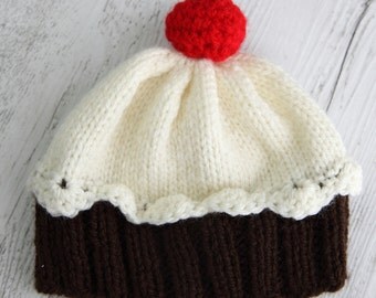 Cupcake hat/newborn photography prop/baby/shower gift/photography prop/newborn