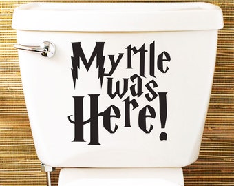Harry Potter Inspired Toilet Sticker / Vinyl Decal 'This