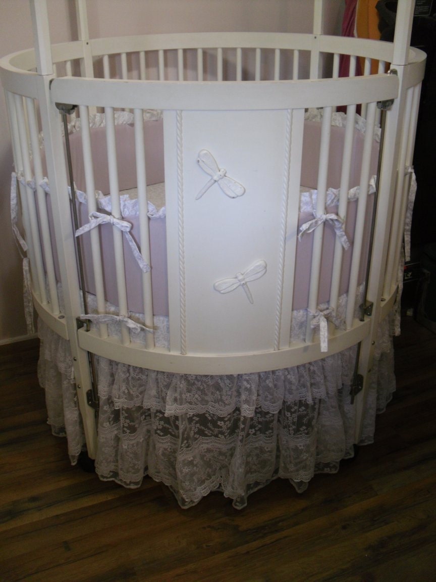 Round Crib Bedding Set Custom .. for specific client