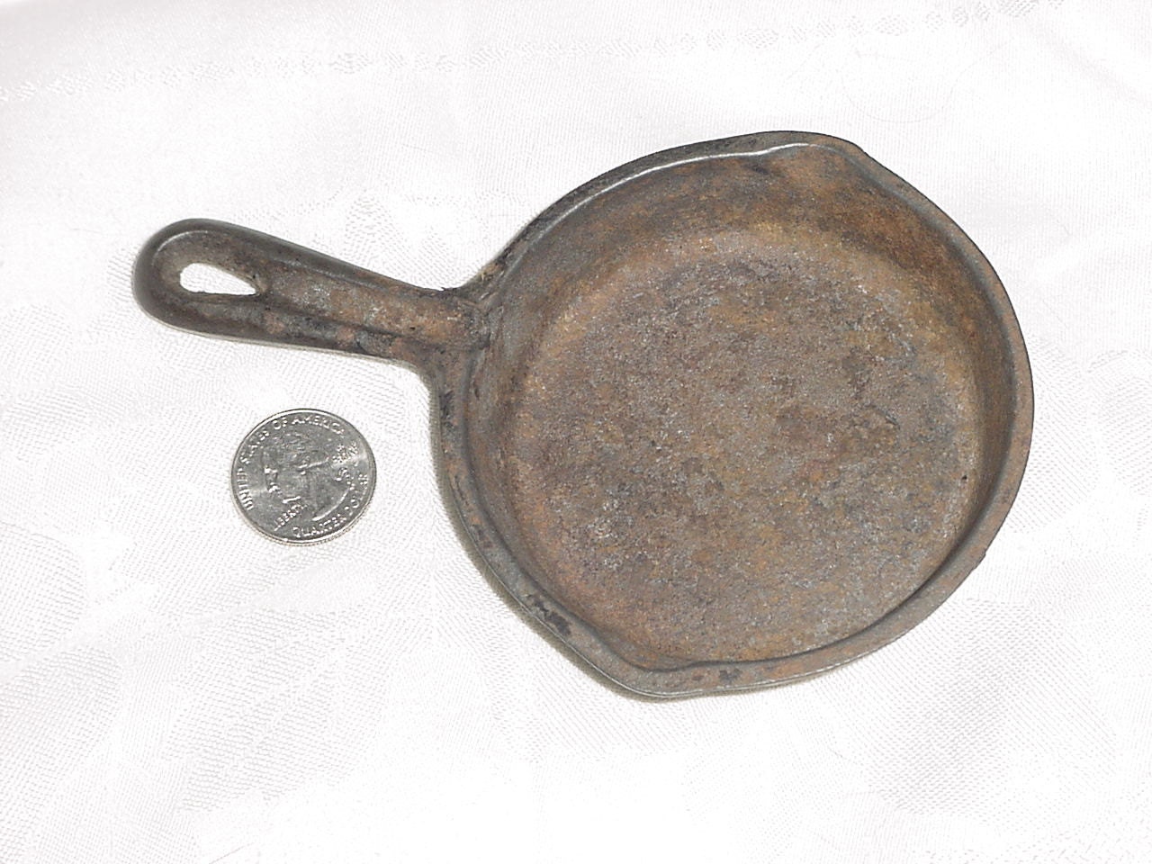 Vintage Mini Cast Iron Skillet Ashtray by retroactivevintage