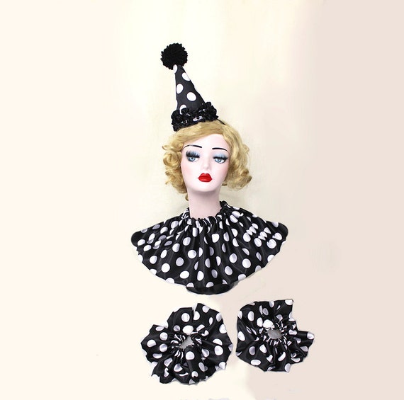 Download Clown Hat Collar and Cuffs Circus Costume Carnival Costume