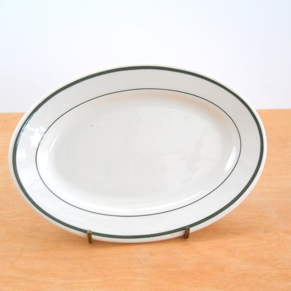 Vintage Shenango China Small Oval Plate Vintage Restaurant