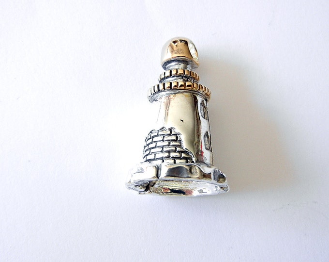 Two-tone Lighthouse Pendant