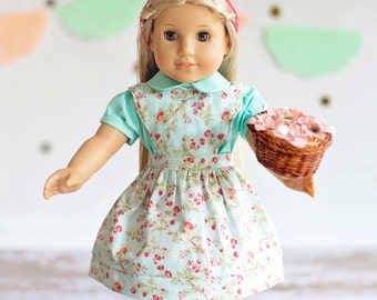 Elizabeth Dolly Pinafore and Eden Blouse PDF Pattern