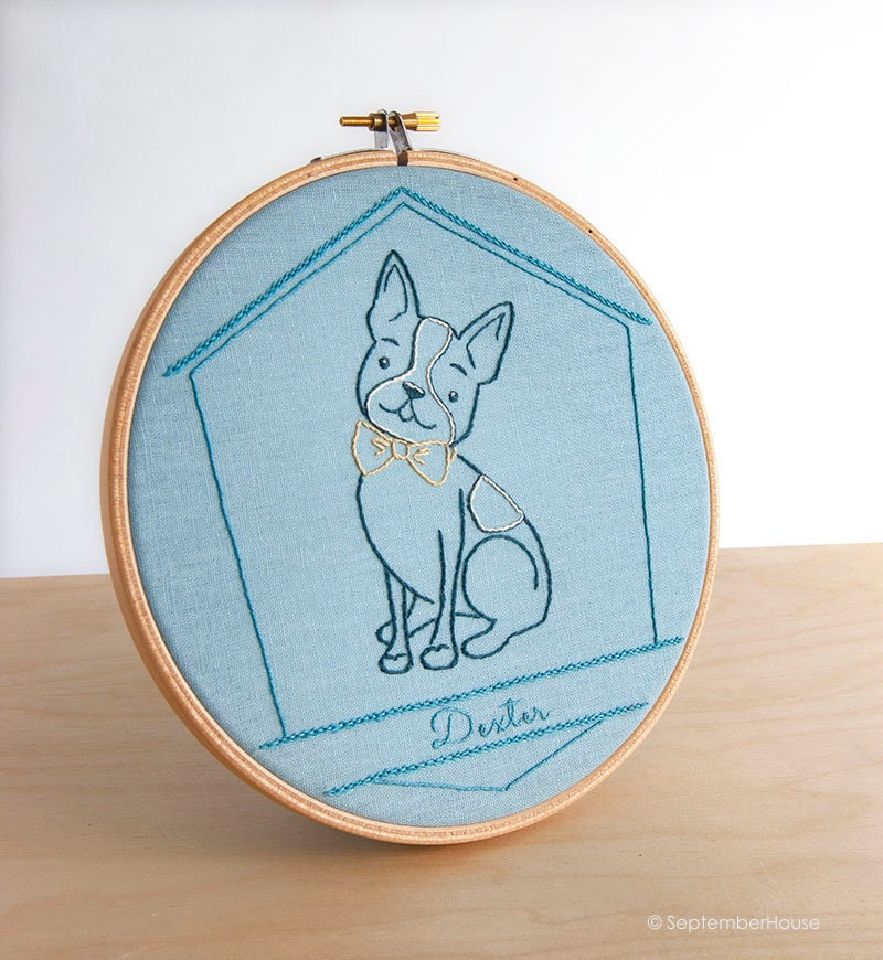 Hand Embroidery Patterns Dog Embroidery Patterns Hand