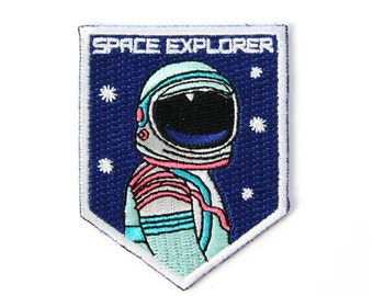 MINI Space Explorer Iron On Patch