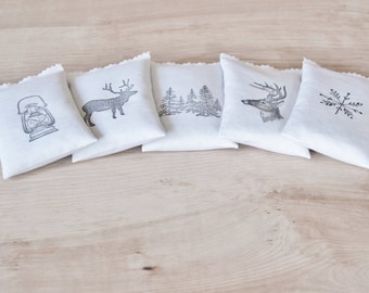 Balsam Fir Drawer Sachets, Gifts for Him, Mens Gift for Husband, Dad, Winter Woodland Wedding