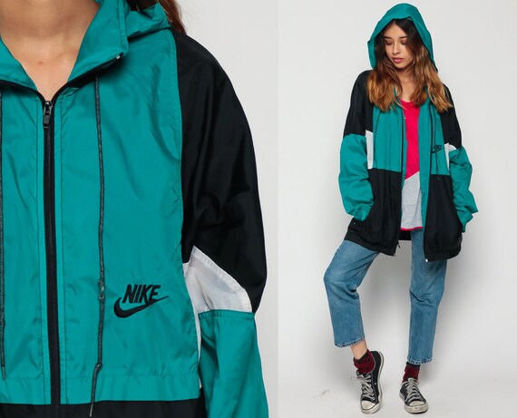 nike hooded track jacket