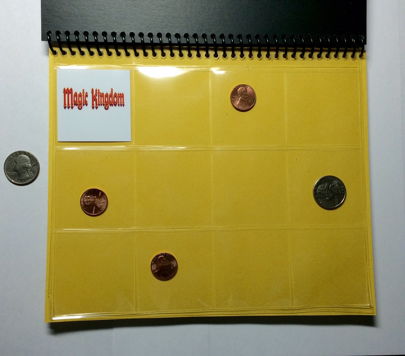 Disney Pressed Penny book Pressed Coin Book Large by Howddode