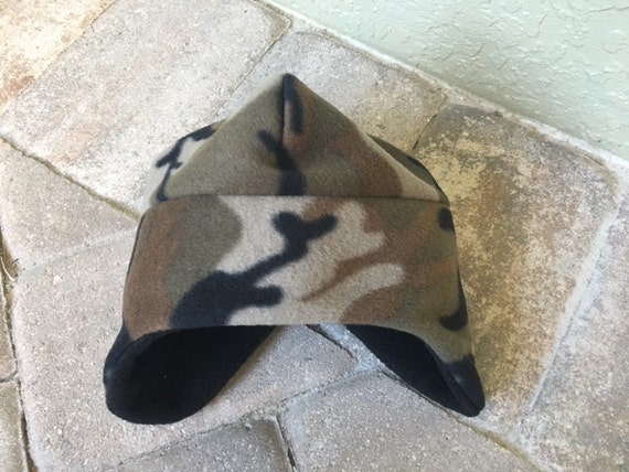 Camoflauge Camo Fleece Ear Flap Hat