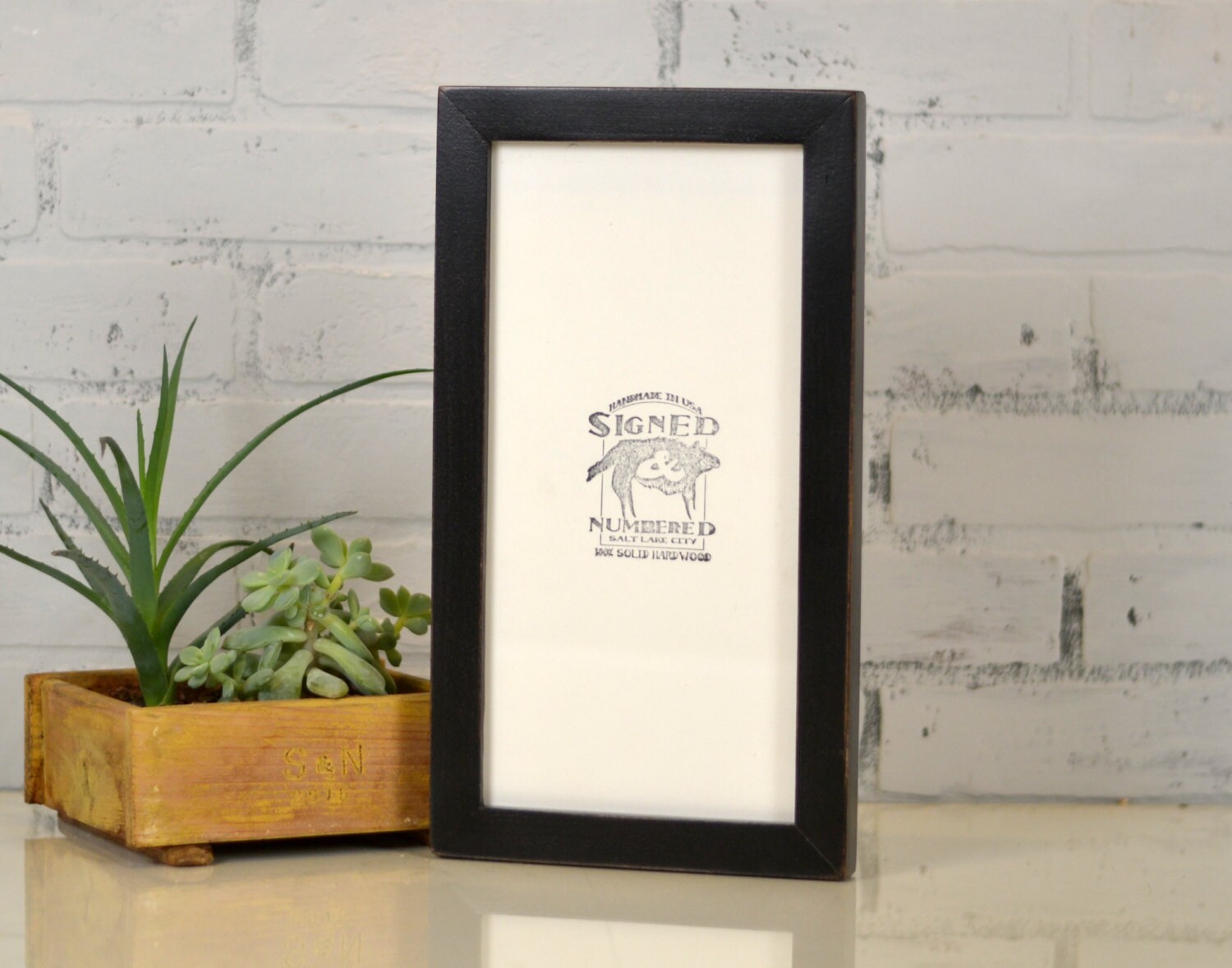 6x12 Panoramic Picture Frame 1x1 Flat Style by signedandnumbered