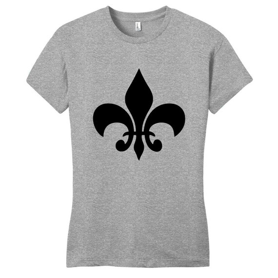 Fleur De Lis Women's Fitted T-Shirt by SweetumsSignatures on Etsy