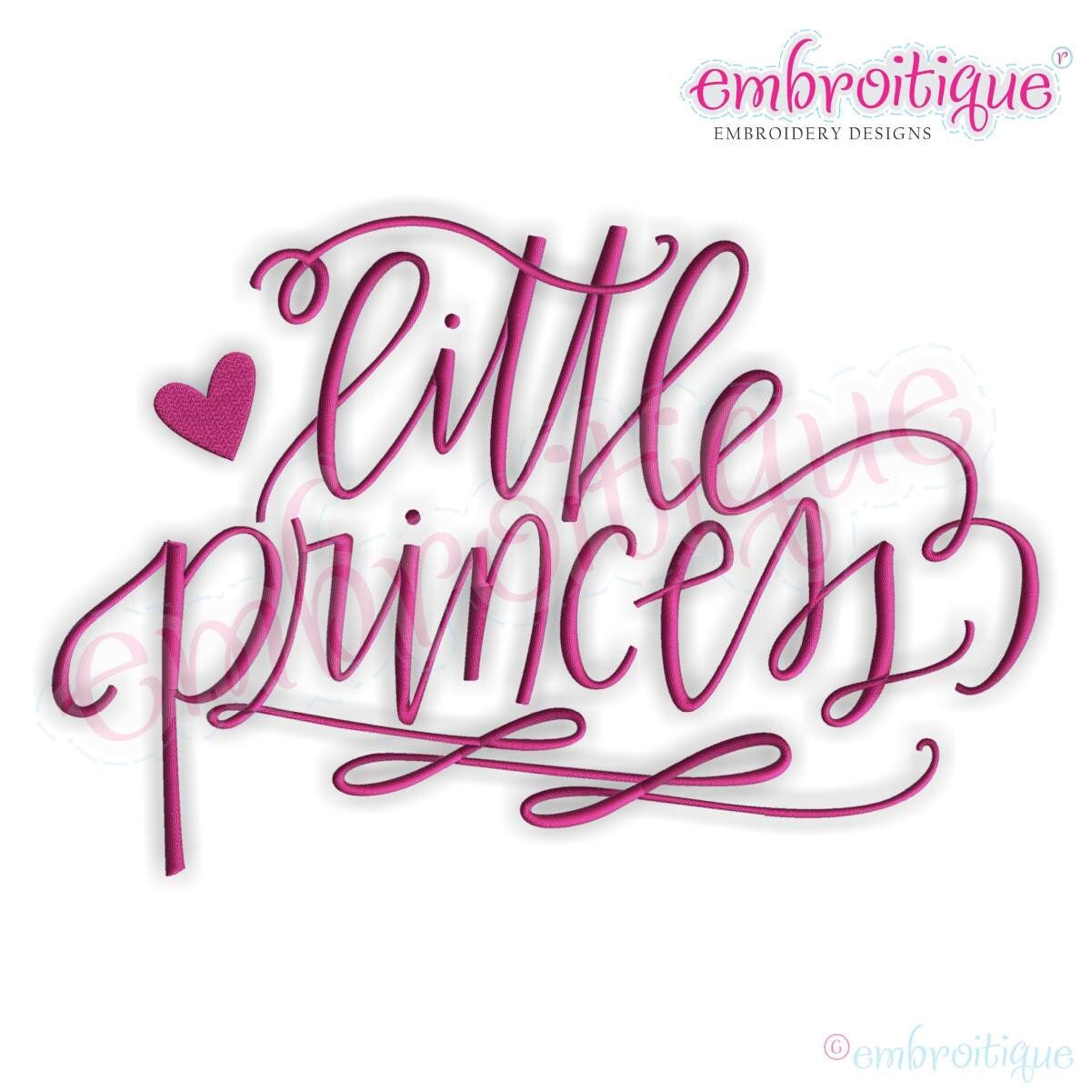 Little Princess Calligraphy Baby girl Instant Email Delivery