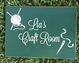 craft room sign – Etsy