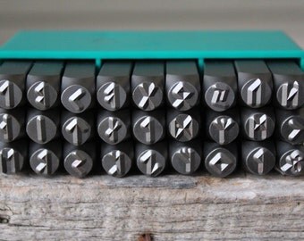 Viking Rune Metal Design Stamp Set-28 -WHOLE SET 6mm Metal Stamp-Metal Supply Chick-VIK28