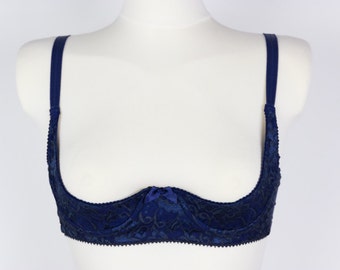 ELLA Lace Shelf Bra Quarter cup bra