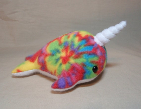 rainbow narwhal stuffed animal