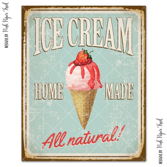 Vintage Ice Cream Signs 119