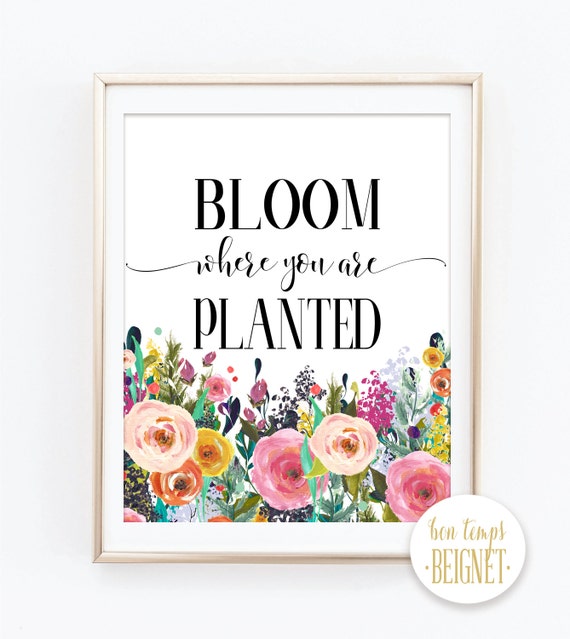 Bloom Where You Are Planted Corinthians Bible Verse