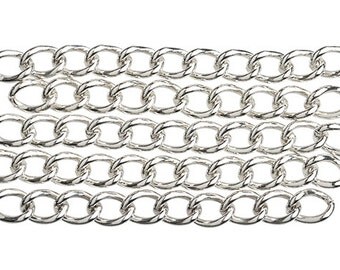 5 Extender Chains Silver Tone For Bracelets Necklaces 2 inch extension chains DIY Necklace crafts H0583