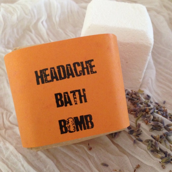 Headache Relief Bath Bomb Aromatherapy Spa Treatment