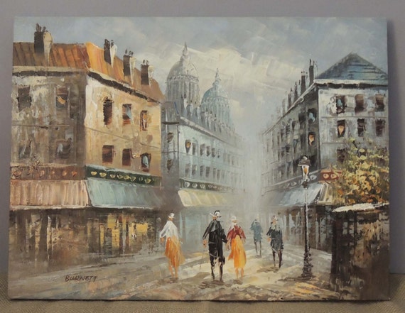 painting oil burnett w Burnett Keywords Paris Artist Scenes  Burnett Related