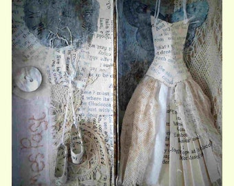 Art print from an original assemblage piece