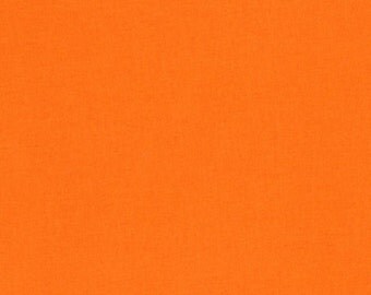 Orange, Kona Cotton, Robert Kaufman Fabrics, 1/2 Yard