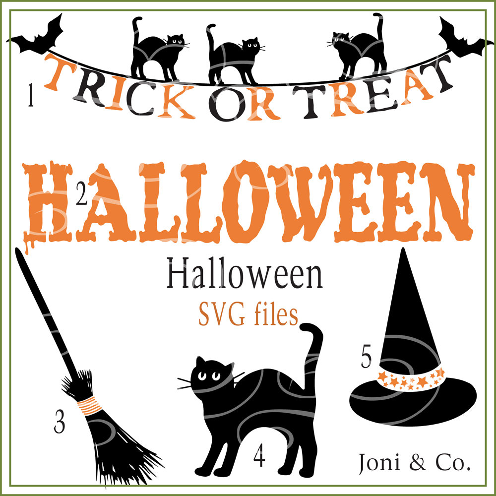 Download Halloween SVG vinyl cutting Halloween cards iron on