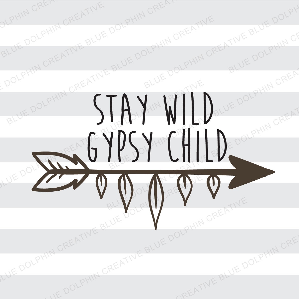 Stay Wild Gypsy Child SVG png pdf / Boho style svg / Cricut