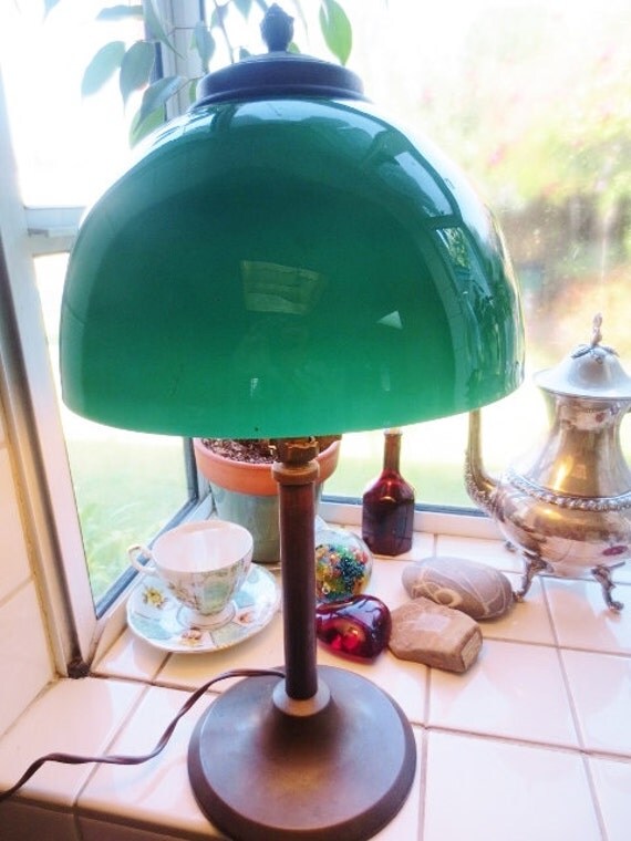 Pendant Lighting Ideas. best glass pendant lighting ... PITTSBURGH Antique Table Lamp Brass Emerald by ...
