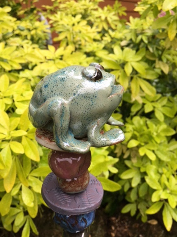 Whimsical Frog Totem