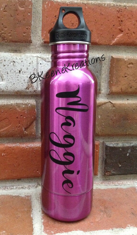DIY Vinyl Name Decal sticker Yeti Bottle Keeper Ozark